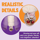 JOYIN 35" Halloween Animated Hanging Corpse with LED Light Up Eyes & Sound Effect for Indoor and Outdoor Decorations - Glow-Paradise