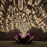 Huaxu Solar Lights Outdoor Garden Decor,Purple Lotus Solar Light,Waterproof LED Crackle Globe Glass Flower Light for Garden,Patio,Yard,Porch,Pathway,Ground,Outdoor Tabletop - Glow-Paradise