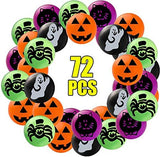 Sizonjoy Pack of 72 Assorted Bouncy Balls for Halloween Party Favors,Halloween Bouncing Toys-Perfect Trick or Treat Bags for Kids Party Favors - Glow-Paradise