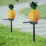 Outdoor Solar Garden Lights - 2 Pack Solar Pineapple Decorative Lights, IP67 Waterproof Warm White LED Solar Outdoor Lights,Solar Stake Lights for Garden Patio Yard Pathway Decoration - Glow-Paradise