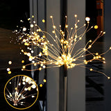 5 Pack Solar Firework Light with 2 Modes, Flashing and Steady on, Suitable for Gardens, courtyards, Parties, etc. - Glow-Paradise