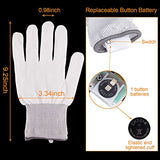 2 Pack Halloween Purge Masks Led Light Up Masks and Gloves Set for Halloween, Festival Cosplay (Style A) - Glow-Paradise