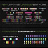 GloFX Cosmic Cable [PROGRAMMABLE LED Fiber Optic Light Cable] 6 Ft 360° Swivel 8 mm Diameter - Bright Light Up Rave Toy | EDM Flow Toy Light Painting - Glow-Paradise