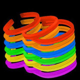 8 Inch Twister Glow Stick Bracelets (White Color, 40 Counts Per Pack) - Glow-Paradise