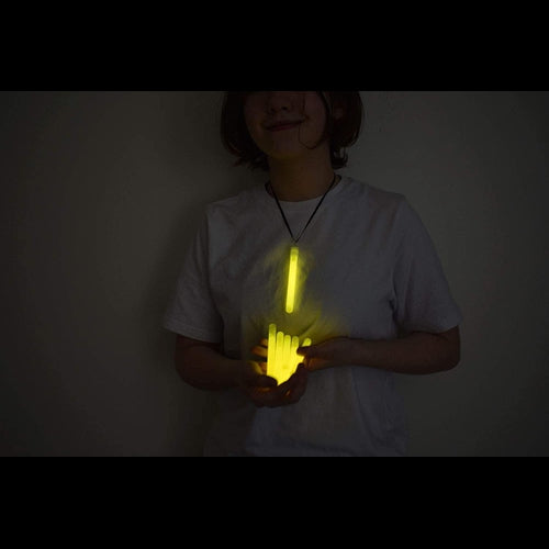4 Inch Premium Glow Sticks (Yellow Color, 25 Count Per Pack) - Glow-Paradise