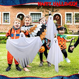 TOY Life 4 Pcs Hanging Ghosts Halloween Decorations - 25.5” Posable Halloween Ghost Decorations Outdoor Indoor - Flying Ghost Halloween - Hanging Ghost for Trees Yard - Hanging Halloween Decorations - Glow-Paradise