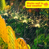 5 Pack Solar Firework Light with 2 Modes, Flashing and Steady on, Suitable for Gardens, courtyards, Parties, etc. - Glow-Paradise