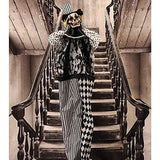 Haunted Hill Farm HHCLOWN-2FLSA Life-Size Animatronic Clown, Indoor/Outdoor Halloween Decoration, Multi,HHCLOWN-16FS - Glow-Paradise
