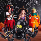 Sizonjoy Halloween Inflatable Spider Ring Toss Game Set with 4 Rings,Halloween Decorations for Halloween Party Favors Indoors Outdoors Party Game - Glow-Paradise