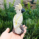 Garden Solar Light Outdoor Decor, Resin Parrot Solar LED Light for Outdoor, Animal Waterproof Light for Flower Fence Lawn Passage Walkway Courtyard Party Decoration, Yellow Parrot - Glow-Paradise