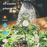 YJFWAL 2 Pack Frog Solar Lights Outdoor Frog Garden Decorations with Solar Lights Metal Frog Solar Stake Lights Waterproof Solar Powered Light for Patio, Backyard, Pathway Decor Halloween Decor - Glow-Paradise