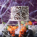 1000 Sqft Halloween Spider Web Decorations with 100 Fake Spiders, Super Stretch Spider Webs Cobwebs Decor, Haunted House Yard Creepy Scene Props Indoor Outdoor Decor and Halloween Party Supplies - Glow-Paradise