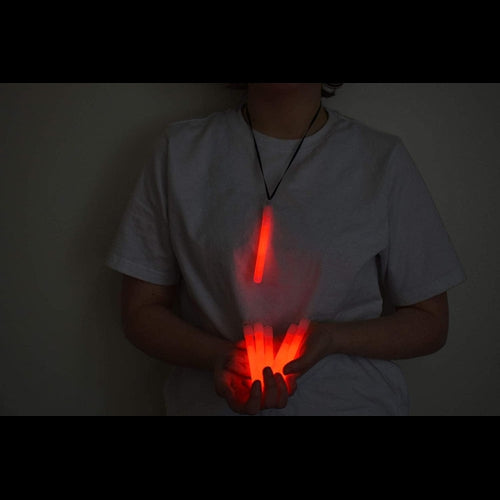 4 Inch Premium Glow Sticks (Red Color, 25 Count Per Pack) - Glow-Paradise