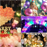 100PCs Mini Led Lights, Led Balloons Light up Balloons for Party Decorations Neon Party Lights for Paper Lantern Easter Eggs Birthday Party Wedding Halloween Christmas Decoration - Warm White - Glow-Paradise