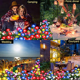 Outdoor Solar Lights Garden Stake Lights 7 Rose Flowers Path Solar Garden Lights Decorative Lights for Patio Yard Pathway Landscape Lighting (Blue) - Glow-Paradise