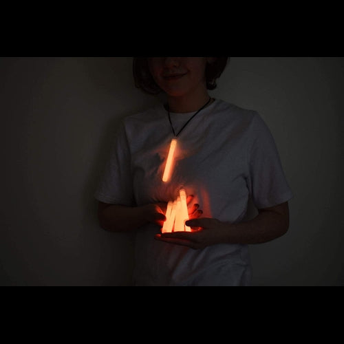 4 Inch Premium Glow Sticks (Orange Color, 25 Count Per Pack) - Glow-Paradise