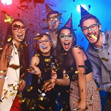 EL-Wire Aviator Shades with Sound Sensor and Clear Lens (Blue Color, 1 Per Pack) - Glow-Paradise