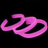 8 Inch Twister Glow Stick Bracelets (Pink Color, 40 Counts Per Pack) - Glow-Paradise