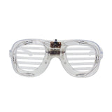 LED White Slotted Shades (White Color, 1 Per Pack) - Glow-Paradise