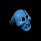 LED Light Up Skull Jelly Ring (Assorted Colors, 24 Rings Per Pack) - Glow-Paradise