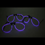 Glow Stick Eyeglasses - Aviator Style (Purple Color, 50 Eyeglasses Per Pack) - Glow-Paradise