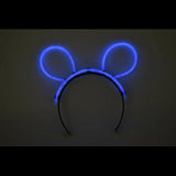 Glow Bunny Ears Headband (Blue Color, 33 Headbands Per Pack) - Glow-Paradise