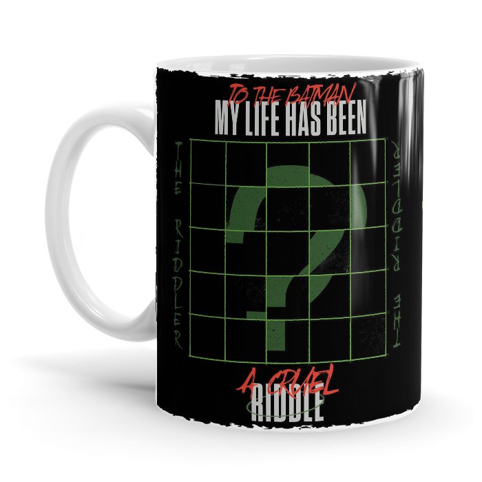 A Cruel Riddle - Batman Ceramic Home Kitchen Drinking Coffee Milk Mug (350ml/11oz, Made in USA) - Glow-Paradise