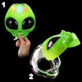 LED Light Up Alien Mask (1 Mask Per Pack) - Glow-Paradise