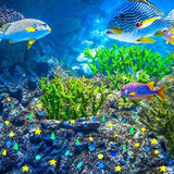 Glow in The Dark Glowing Multi-Colored Aquarium Stones (340 Pieces Per Pack) - Glow-Paradise