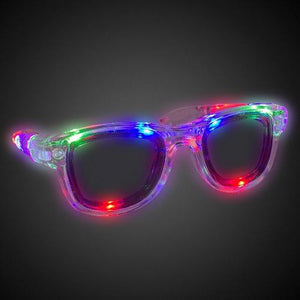 Led Square Frame Sunglasses (1 Per Pack) - Glow-Paradise