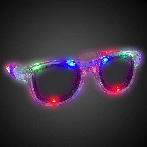 Led Square Frame Sunglasses (1 Per Pack) - Glow-Paradise