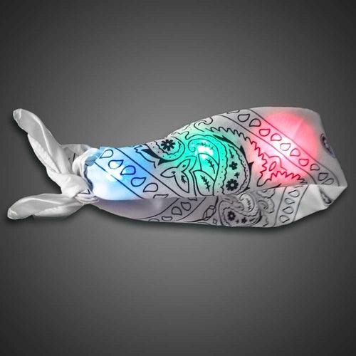 LED Light Up Bandana (1 Quantity Per Pack) - Glow-Paradise