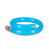 LED Light Up Purple Tube Bracelets (Blue Color, 1 Bracelet Per Pack) - Glow-Paradise