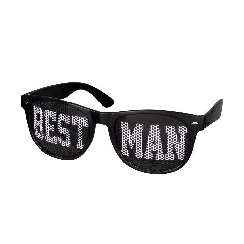 Best Man Party Sunglasses (1 Sunglasses Per Pack) - Glow-Paradise