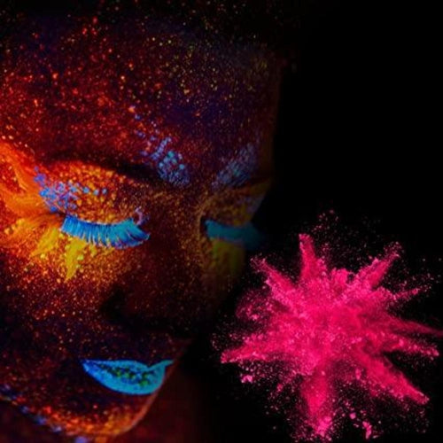 Blacklight Color Powder 70g (Pink Color, 1 Quantity Per Pack) - Glow-Paradise