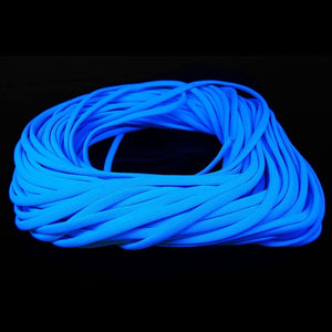 Blacklight Glow-Line Luminescent Rope 10 Ft. Roll (Blue Color, 1 Roll Per Pack) - Glow-Paradise