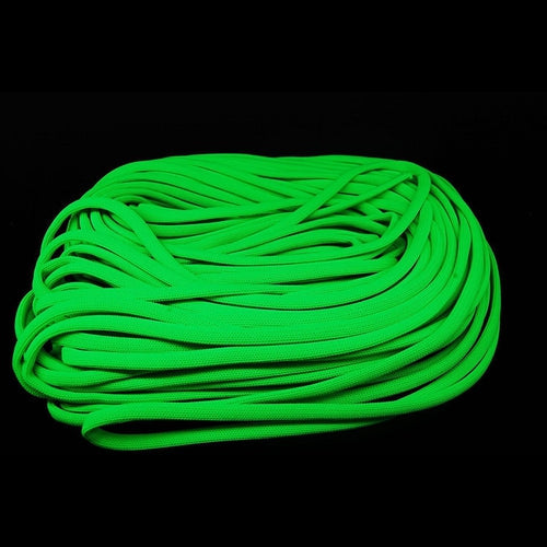 Blacklight Glow-Line Luminescent Rope 100 Ft. Roll (Green Color, 1 Roll Per Pack) - Glow-Paradise