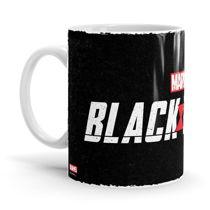 Black Widow Logo - Marvel Ceramic Home Kitchen Drinking Coffee Milk Mug (350ml/11oz, Made in USA) - Glow-Paradise
