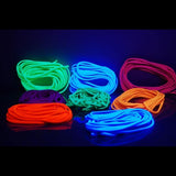 Blacklight Glow-Line Luminescent Rope 10 Ft. Roll (Pink Color, 1 Roll Per Pack) - Glow-Paradise