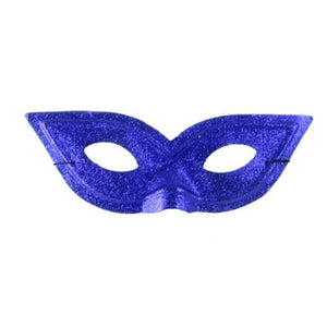 Cat Eye Glitter Masks (Blue Color, 12 Masks Per Pack) - Glow-Paradise