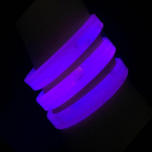 22 Inch Glow Stick Necklaces (Blue Color, 25 Counts Per Pack) - Glow-Paradise