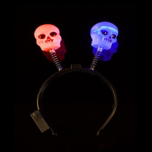 LED Skull Headboppers (1 Quantity Per Pack) - Glow-Paradise
