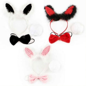 Bunny Ears Set - Assorted (12 Quantity Per Pack) - Glow-Paradise