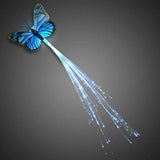 LED Light Up Butterfly Fiber Optic Hair Extension (1 Quantity Per Pack) - Glow-Paradise