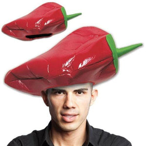 Red Chili Pepper Hat (1 Per Pack) - Glow-Paradise