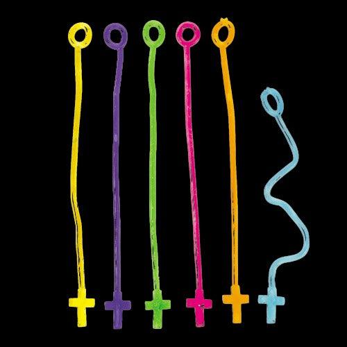 Glow Religious Sticky Crosses (72 Per Pack) - Glow-Paradise