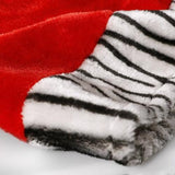Zebra Print Santa Hat (1 Quantity Per Pack) - Glow-Paradise