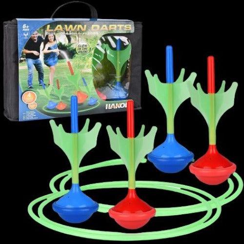 Glow in The Dark Lawn Darts Game Set (1 Per Pack) - Glow-Paradise