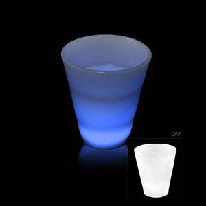 LED Light Up 2 Oz Glow Shot Glass (Blue Color, 1 Quantity Per Pack) - Glow-Paradise