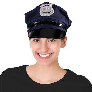 Police Hat One Size Fits Most (1 Per Pack) - Glow-Paradise